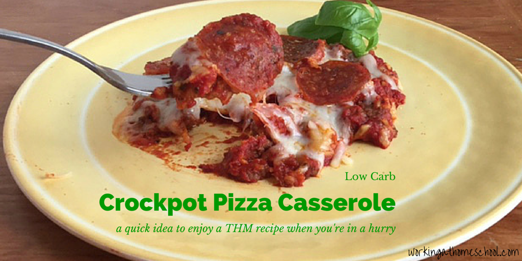 Crockpot Pizza Casserole