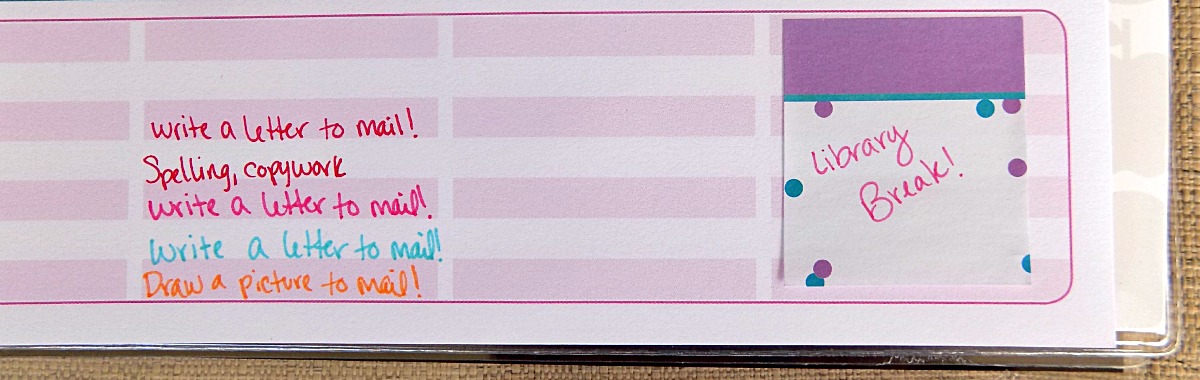 StylizedSticky in the Teacher's Lesson Planner