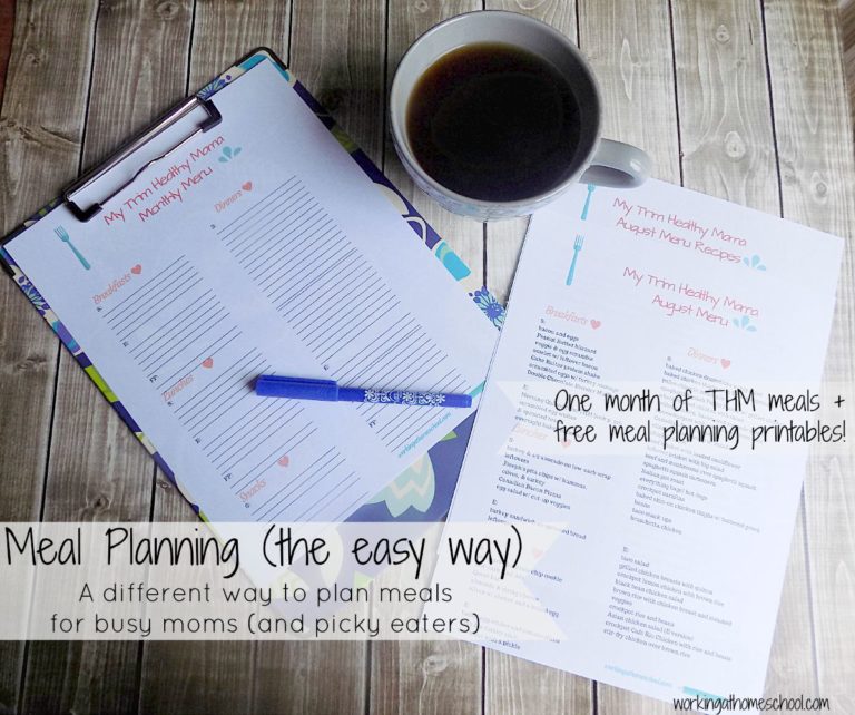 Meal Planning Made Easy – works for Trim Healthy Mama