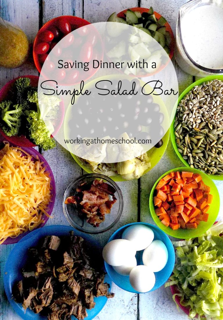 Easy Dinner Salad – Simple Salad Bar
