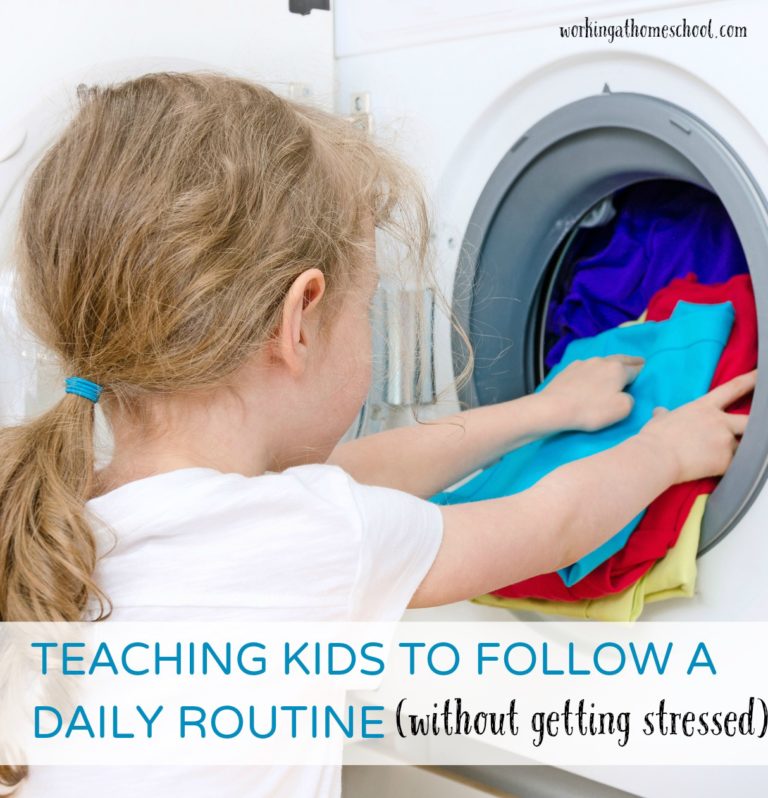 Teaching Kids to Follow a Routine