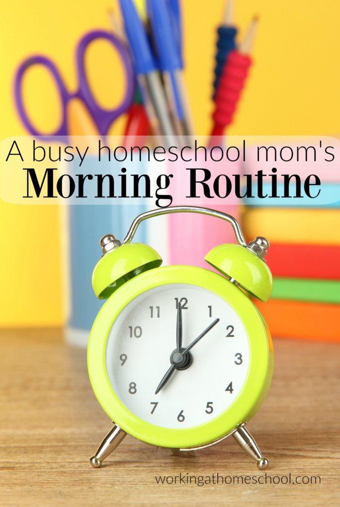 I've needed to get this down for a long time! This is a good morning routine from a busy homeschooling mom