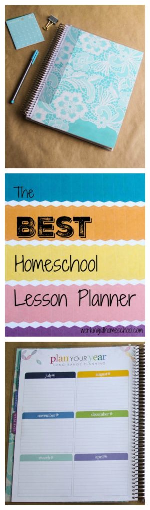 The best lesson planner for homeschool lessons - I switched to an Erin Condren this year and I LOVED it! There's a coupon code in this post, too!