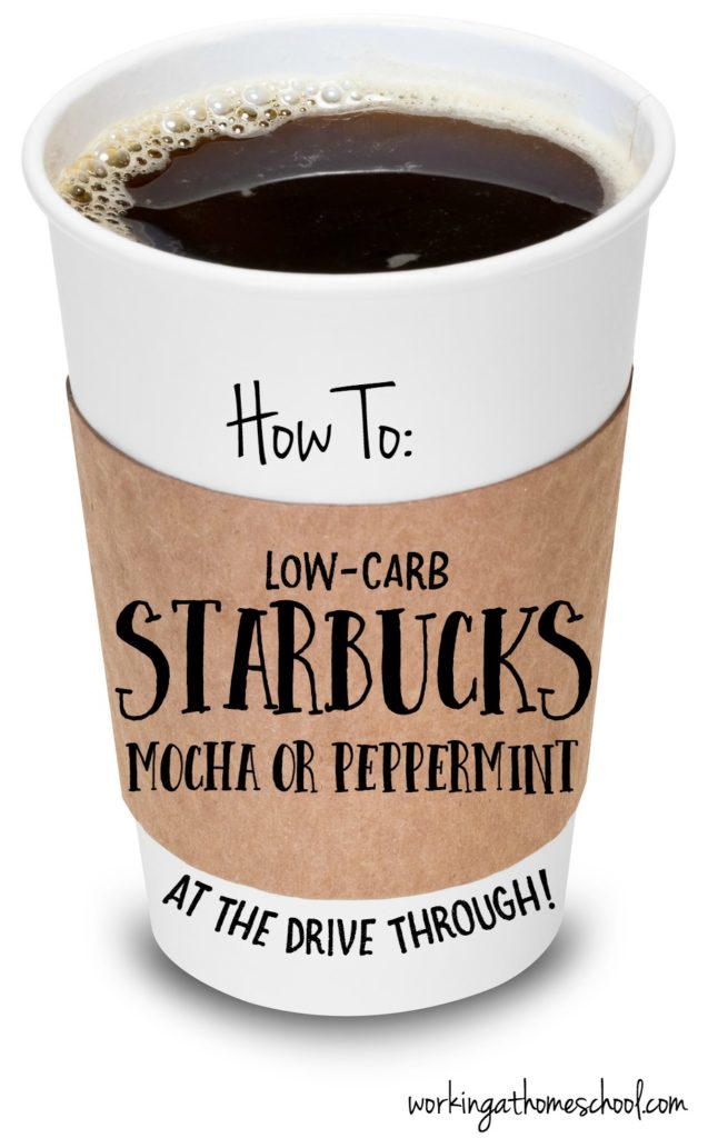 A super-quick way to make your Starbucks low-carb and delicious! This works for THM and Paleo (if you choose to drink coffee). SO easy and delicious!