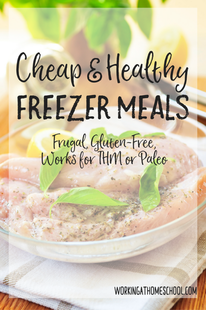 Cheap and healthy freezer meals - these are less expensive meals that are gluten-free and work for THM or Paleo. Great list!