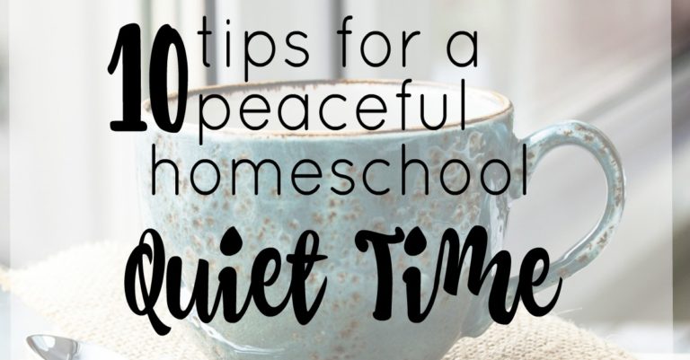 10 Tips for Peaceful Quiet Time