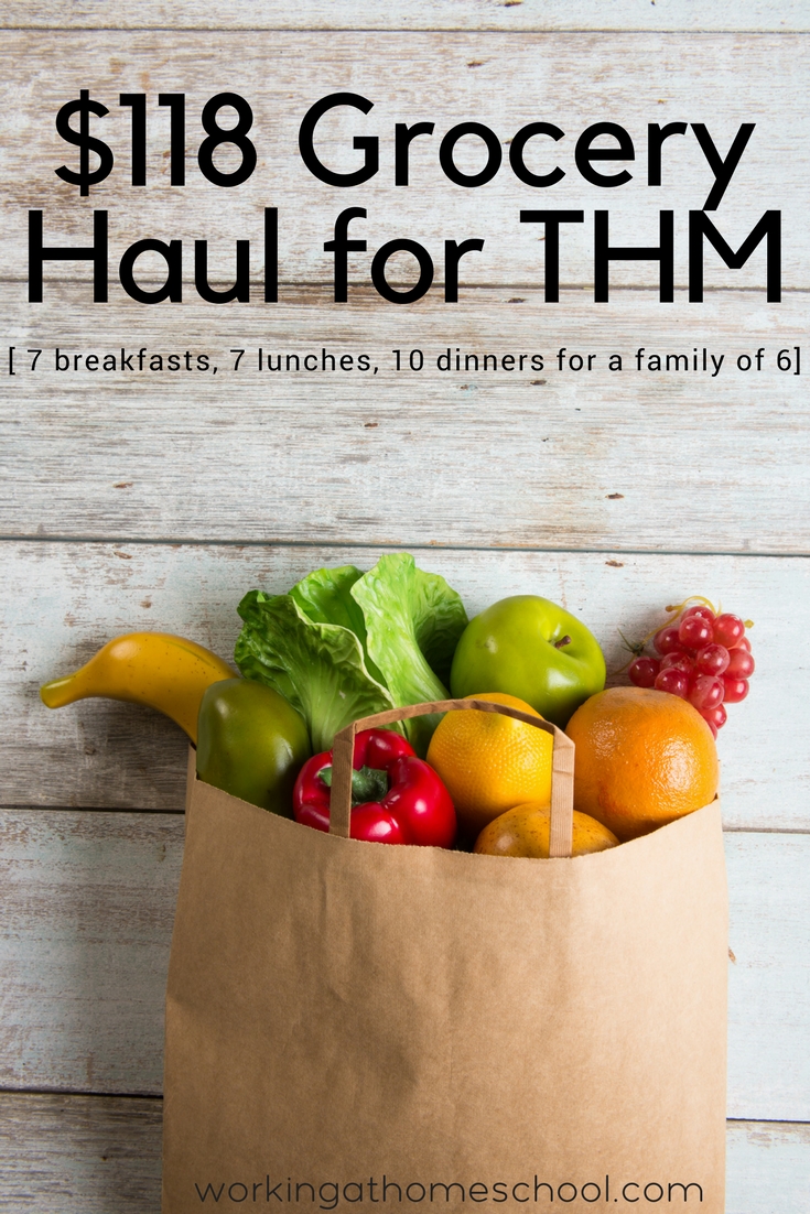 $118 Grocery Haul the Trim Healthy Mama Way