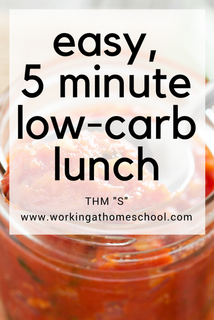 Quick & easy lunch for Trim Healthy Mama!