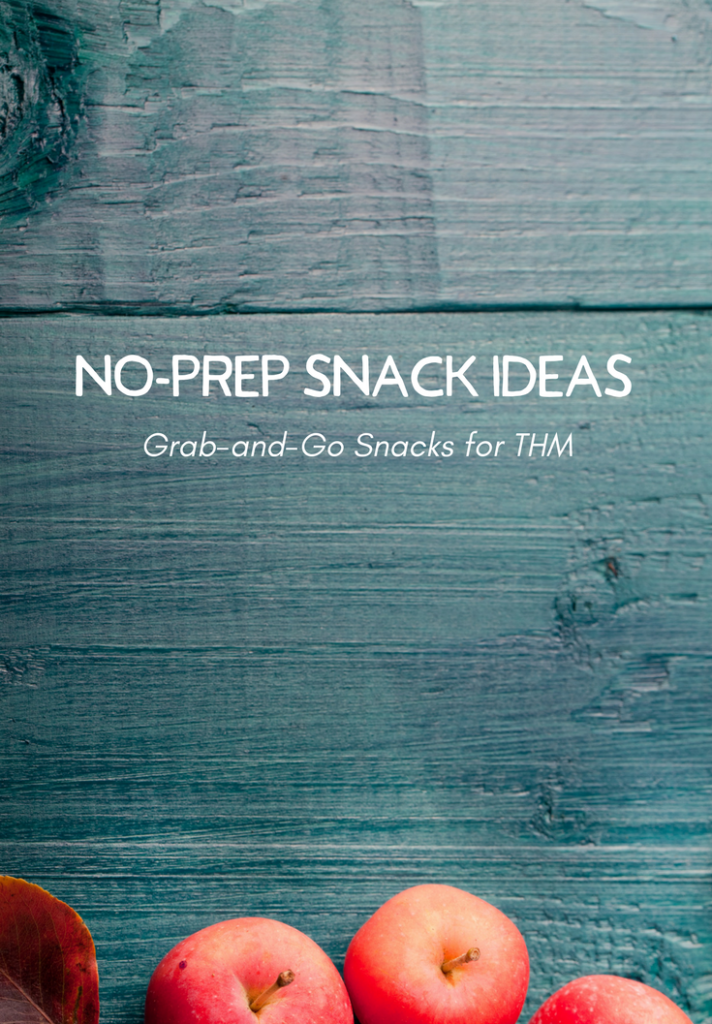 Quick, easy, healthy - no prep snacks for THM! These are Grab & Go!