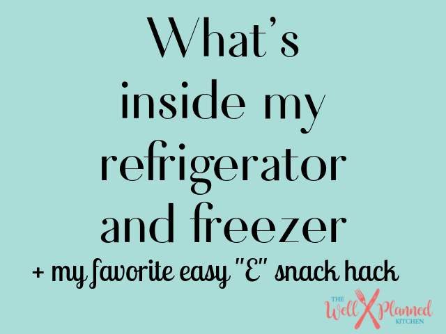 Here's a peak inside a THM fridge! Great ideas for Trim Healthy Mama staples! #thm #trimhealthymama