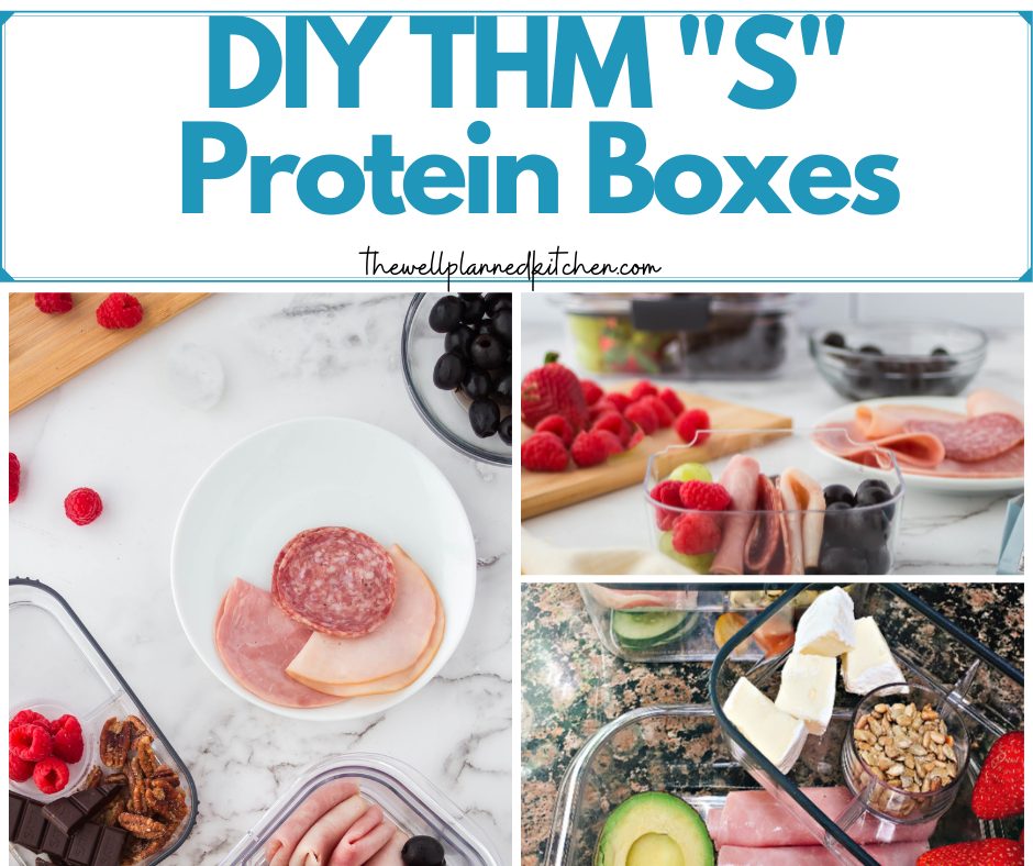 Trim Healthy Mama Lunch Ideas with DIY Protein Boxes