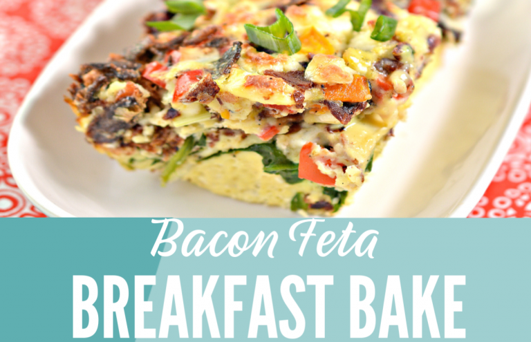 Bacon Feta Breakfast Bake