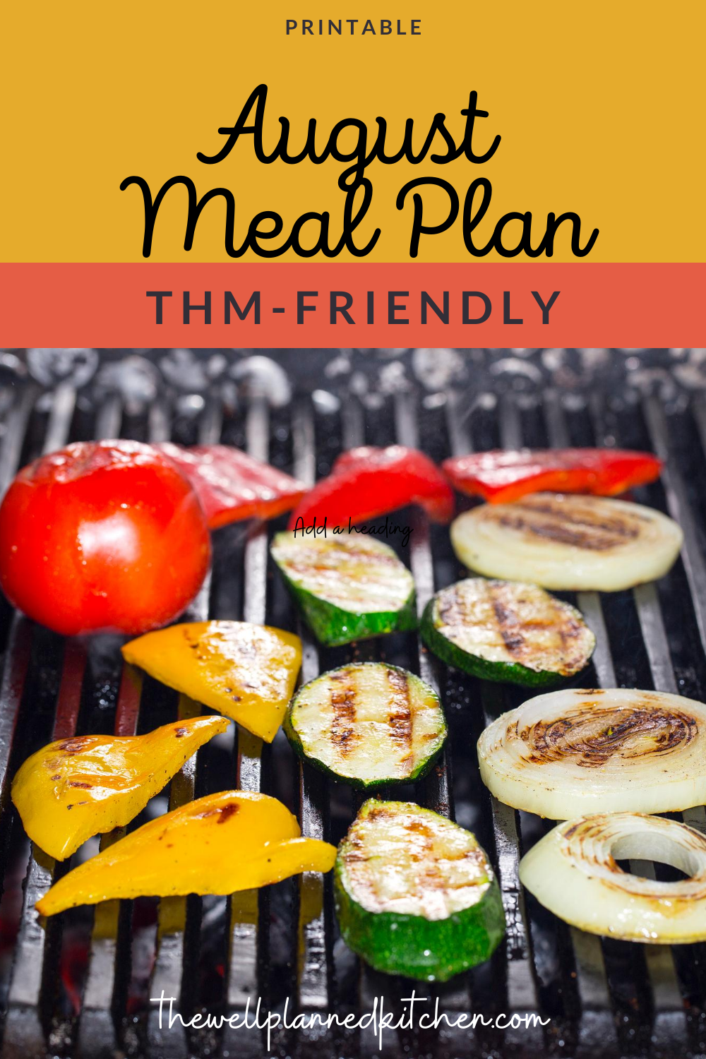 THM Meal Plan for August
