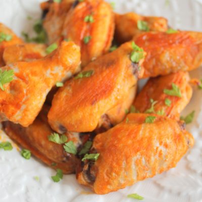 Sweet Buffalo Wings - delicious, and perfect for your Super Bowl Party! These are keto, low-carb, THM-S.