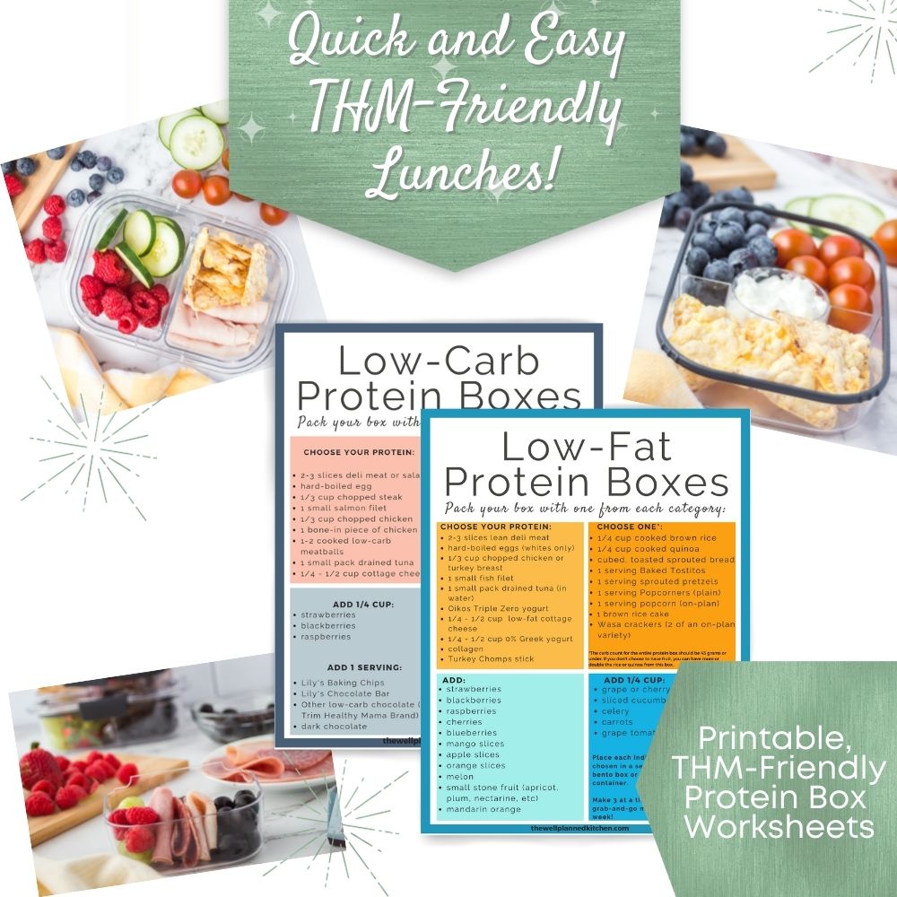 Quick & Easy Protein Box Printables