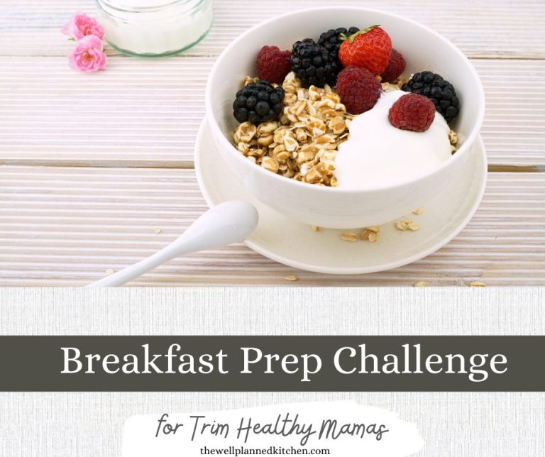 THM Breakfast Prep Challenge