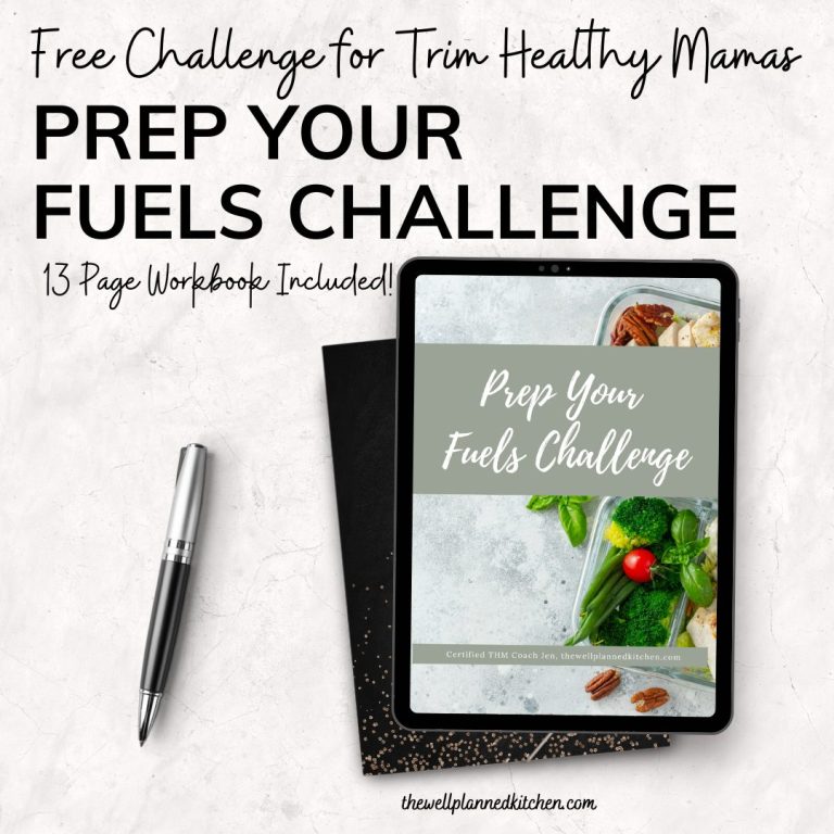 Prep your fuels ahead on THM - the easiest way to stay on plan! This challenge is totally free! #thm #trimhealthymama #certifiedthmcoach