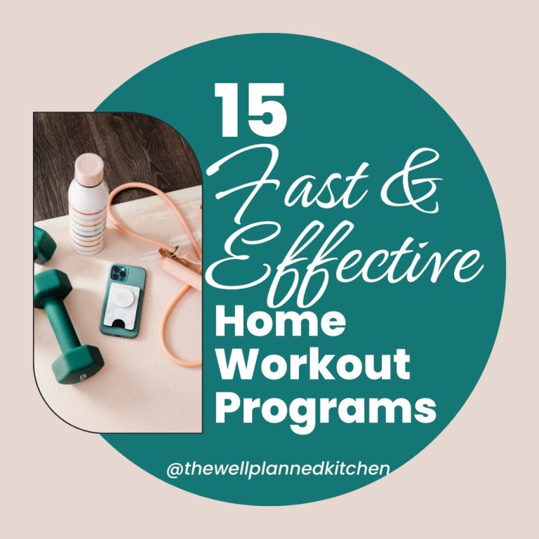 15 Fast & Effective Home Workout Programs