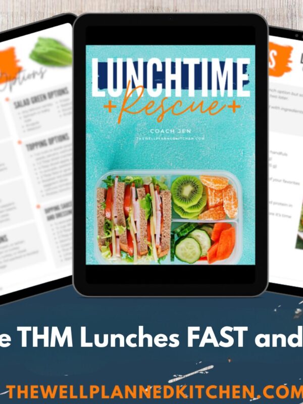Mix & Match Trim Healthy Mama Lunch Ideas