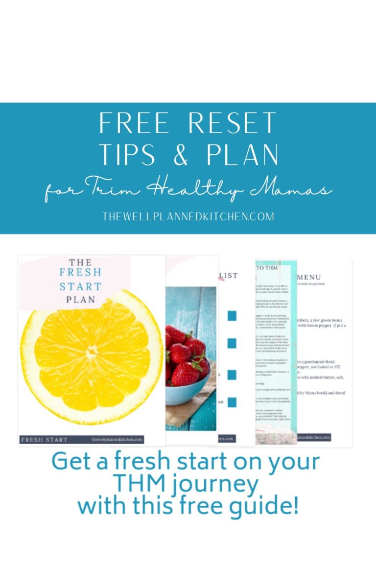 Free Reset Guide for Trim Healthy Mamas