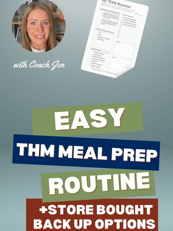 FREE THM Meal Prep Template