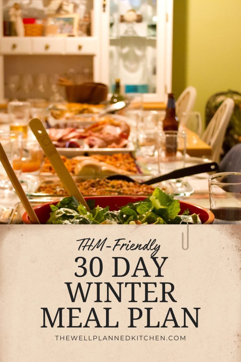 THM Winter Meal Plan